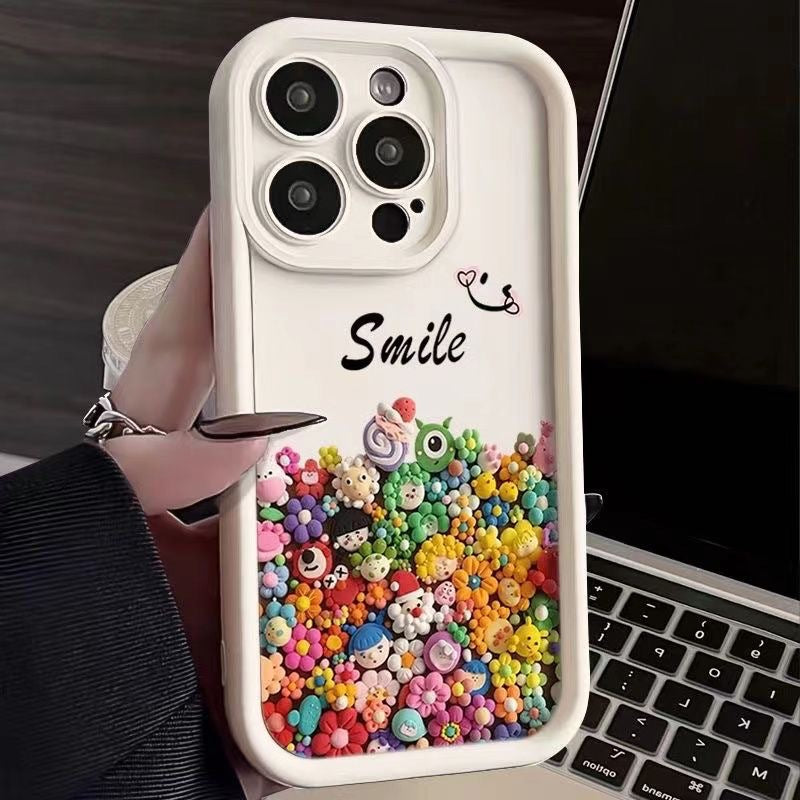Cute colorful character iPhone cases in a variety of colors