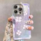 Cute multi-colored clover iPhone case