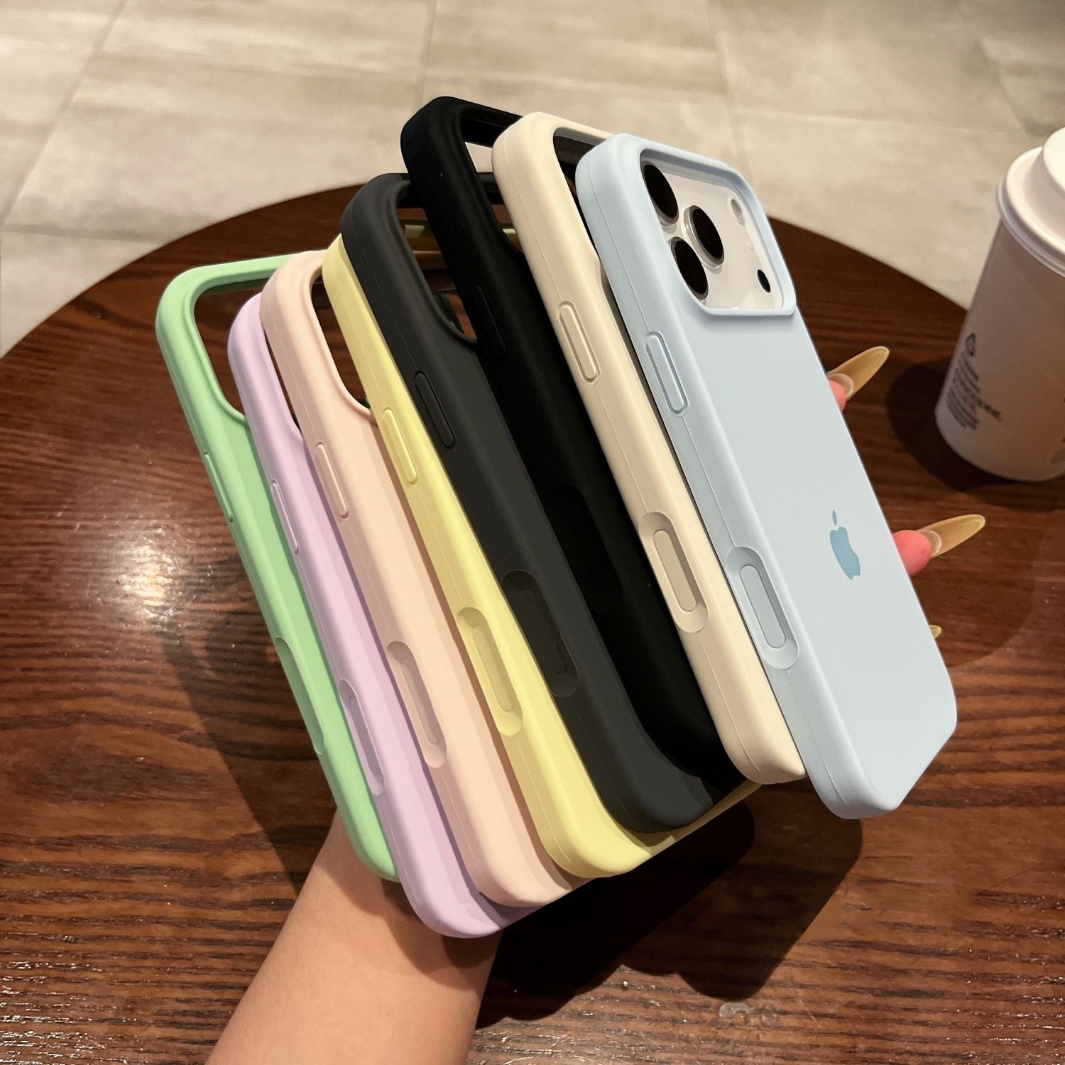 Solid Color Liquid Silicone Soft Case – Compatible with iPhone 17 and All Other iPhone Models