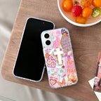 Pink Jesus Cross Collage iPhone Case