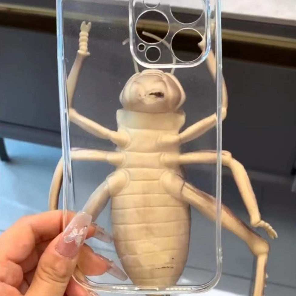 Giant cockroach parody phone case