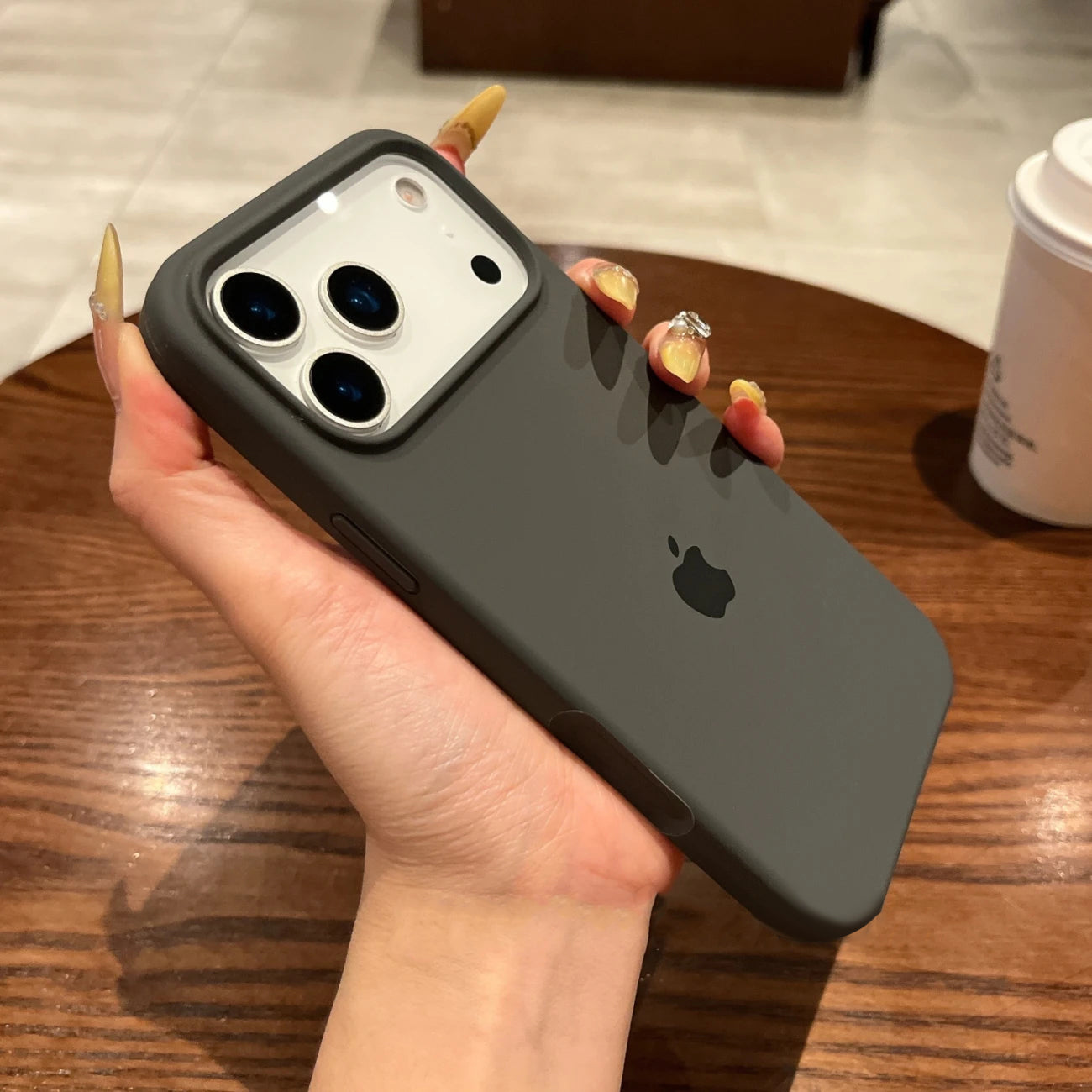 Solid Color Liquid Silicone Soft Case – Compatible with iPhone 17 and All Other iPhone Models