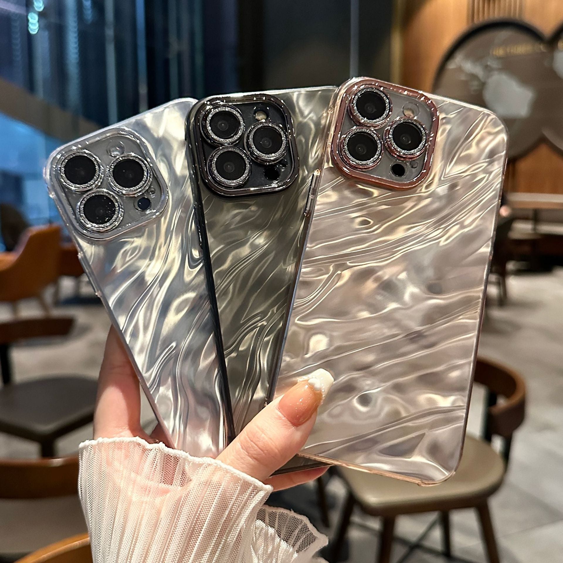 Water ripple simple and stylish iPhone case