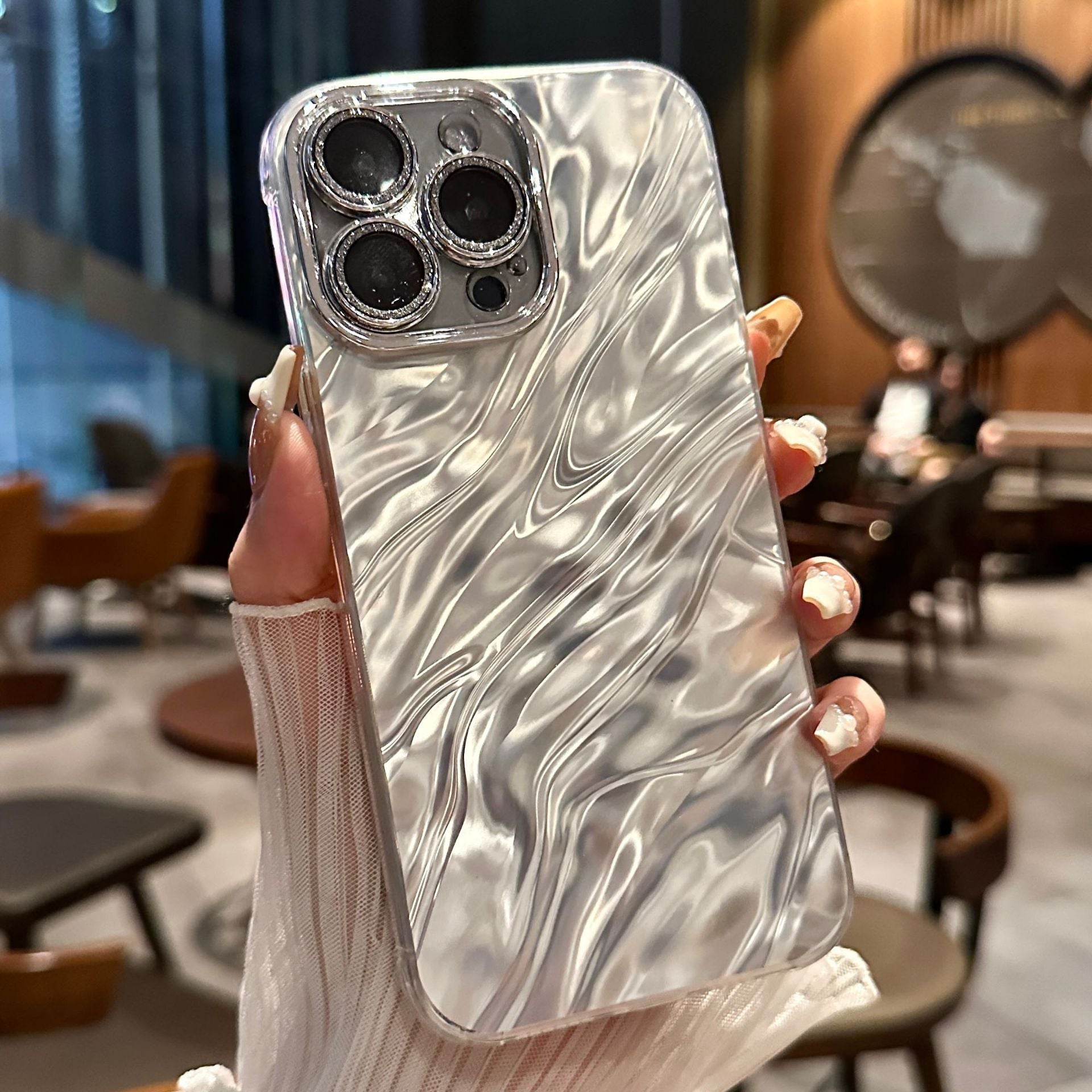 Water ripple simple and stylish iPhone case