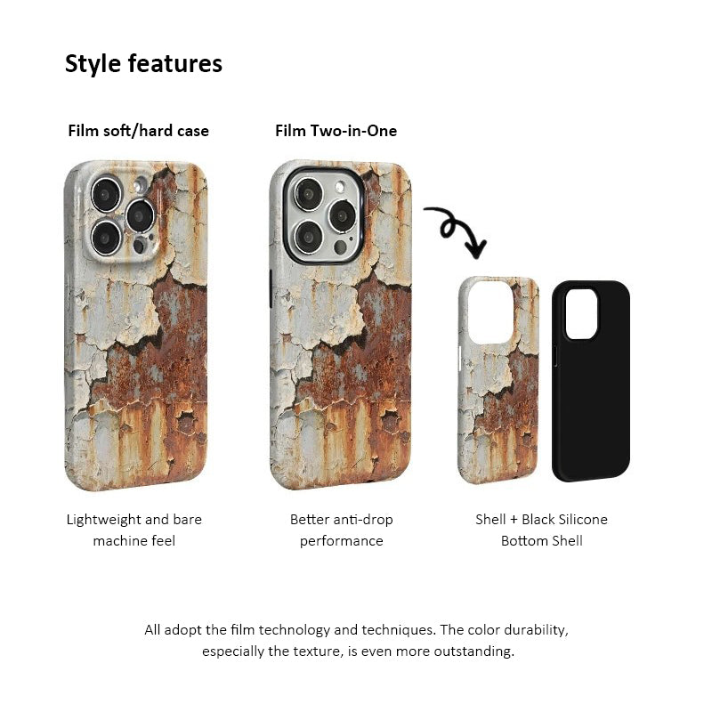 Rust phone case personality