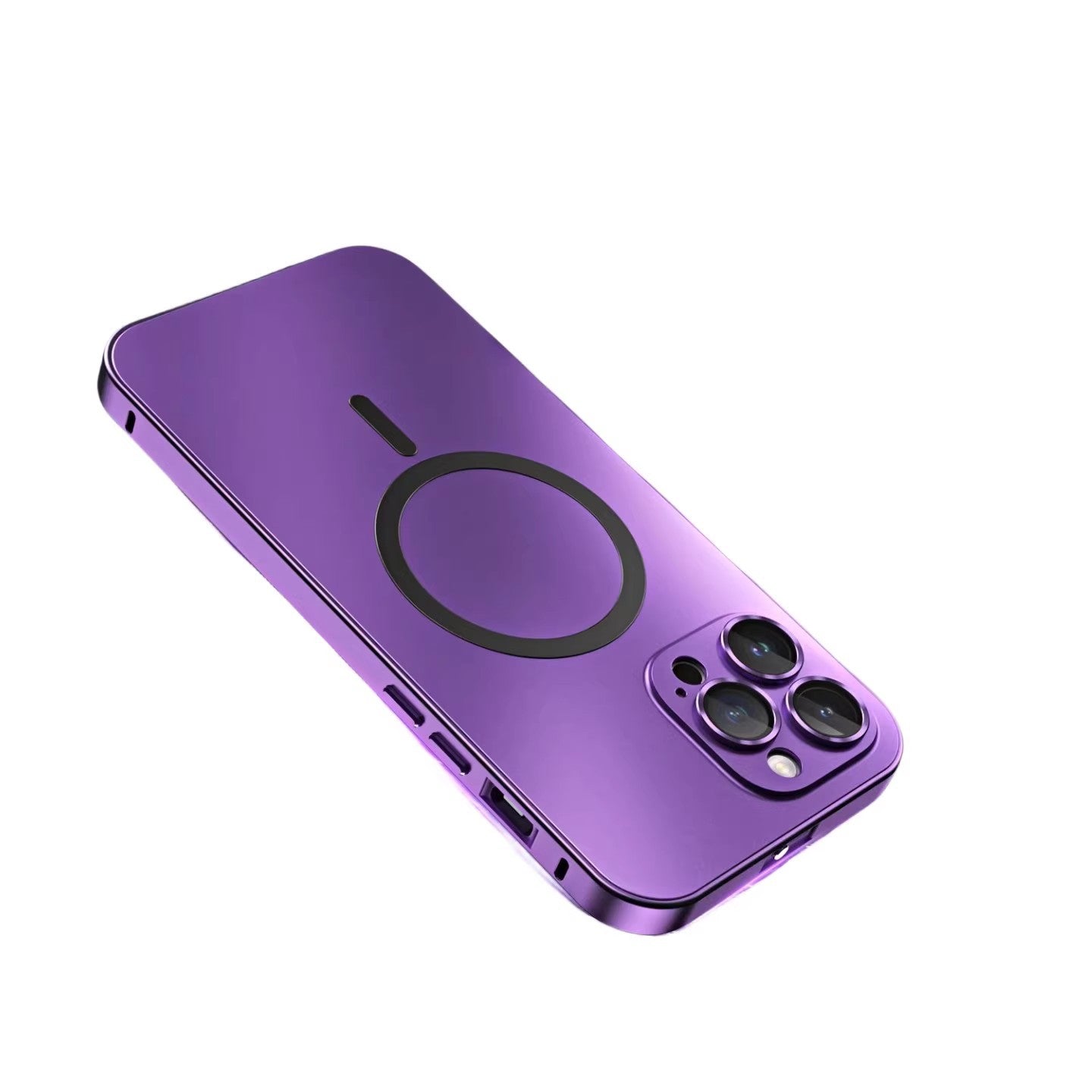 Multi-color titanium alloy series magnetic metal frame mobile phone case