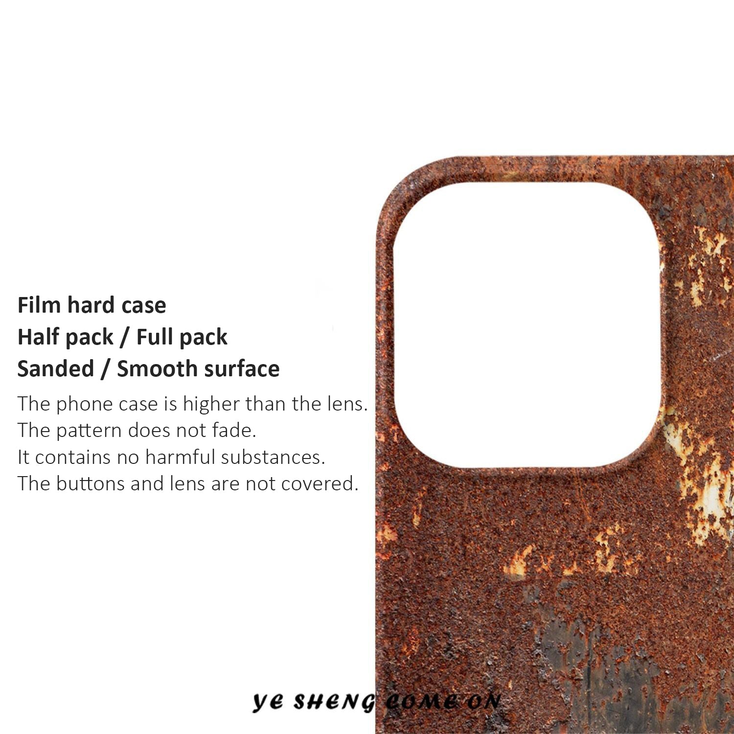Rust phone case personality