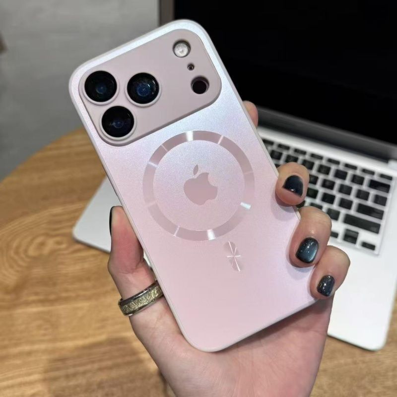 Magnetic Gradient Frosted Matte iPhone Case – Compatible with iPhone 17 and All Other Models