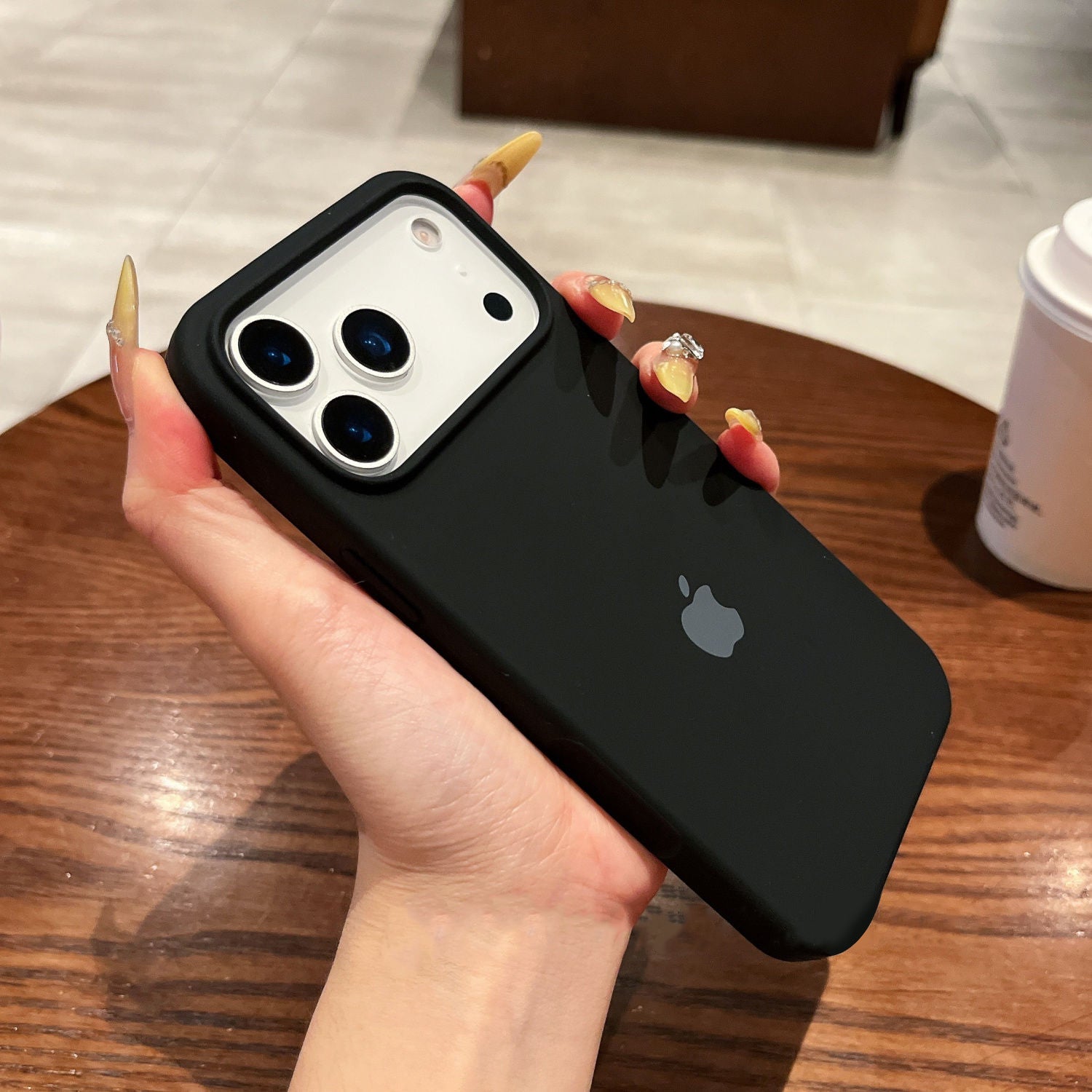Solid Color Liquid Silicone Soft Case – Compatible with iPhone 17 and All Other iPhone Models