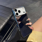 Electroplating suitable for Apple 17promax mobile phone case with mirror iphone17 large hole protective cover