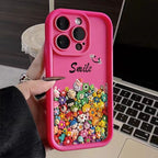 Cute colorful character iPhone cases in a variety of colors