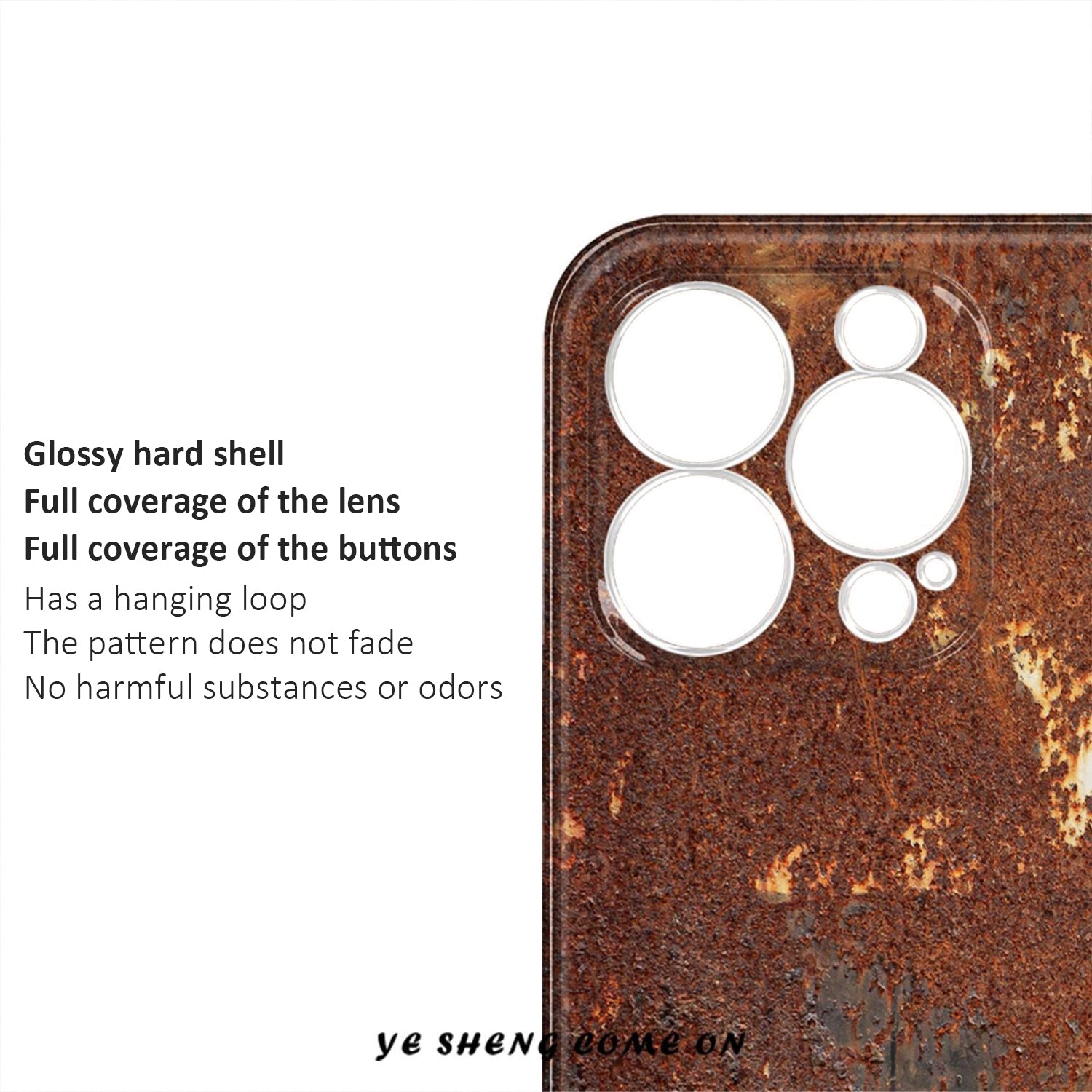 Rust phone case personality