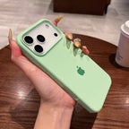 Solid Color Liquid Silicone Soft Case – Compatible with iPhone 17 and All Other iPhone Models