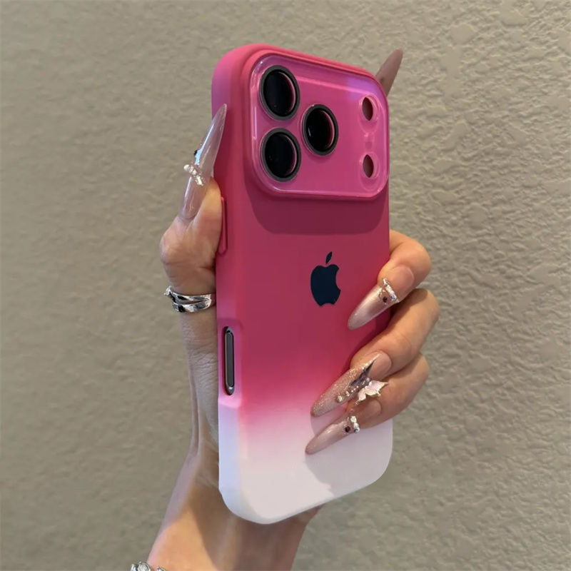 Minimalist Gradient Soft Gel iPhone Case – Compatible with iPhone 17 and All Other iPhone Models