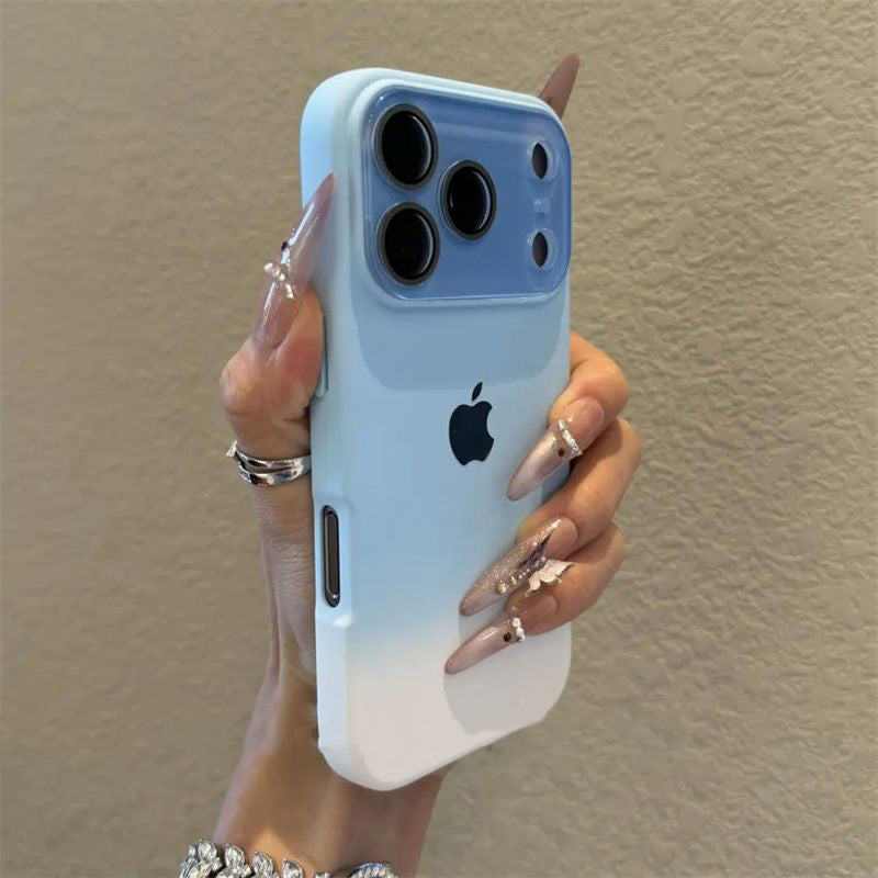 Minimalist Gradient Soft Gel iPhone Case – Compatible with iPhone 17 and All Other iPhone Models