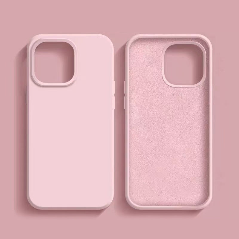 Liquid silicone phone case for iPhone 17 series