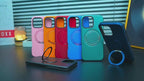Suitable for iPhone17PROMAX mobile phone case car magnetic suction Apple 17 gear rotating bracket anti-fall shell