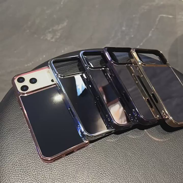 Electroplating suitable for Apple 17promax mobile phone case with mirror iphone17 large hole protective cover