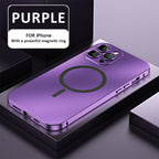 Multi-color titanium alloy series magnetic metal frame mobile phone case