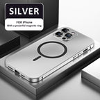 Multi-color titanium alloy series magnetic metal frame mobile phone case